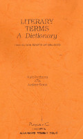 Literary Terms A Dictionary : Third Edition, Revised and Enlarged