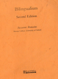 Bilingualism (Second Edition)