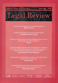 Legal Review Vol.2 No.1