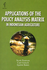 Applications of the Policy Analysis Matrix in Indonesian Agriculture