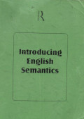 Introducing English Semantics