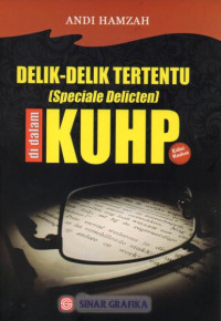 Delik-Delik Tertentu (Speciale Delicten) di dalam KUHP : Edisi Kedua